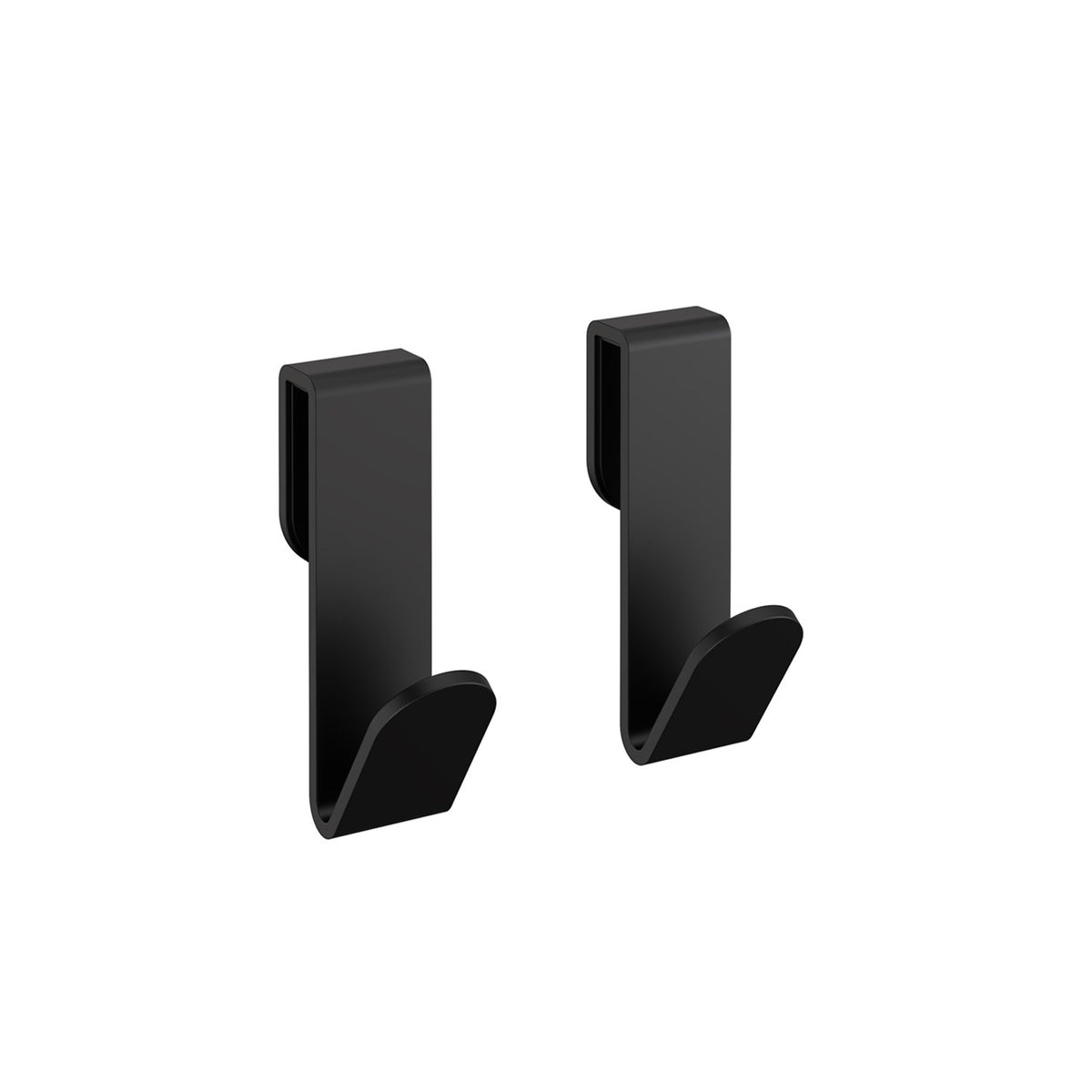 Ganchos De Pared Minimalistas Cosmic Alife - Pack De 2 En Blanco Perla, Ovalados - Para Colgar Bolsos, Toallas, Abrigos, Con Sistema Modular O Tornillos