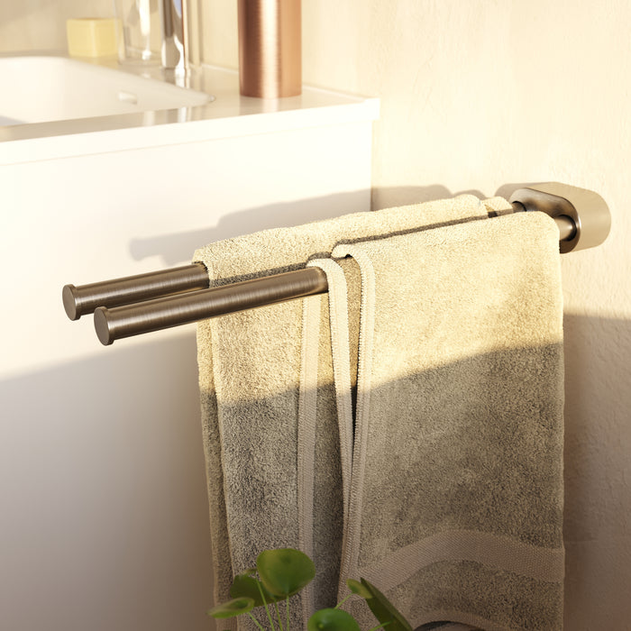 COSMIC ARCHITECT SP Matte Stainless Steel Rotating Towel Rack