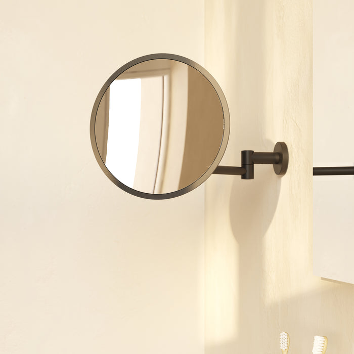 COSMIC ARCHITECT SP Magnifying Wall Mirror Matte Black