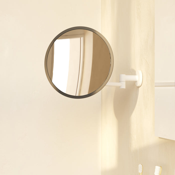 COSMIC ARCHITECT SP Magnifying Wall Mirror Matte White