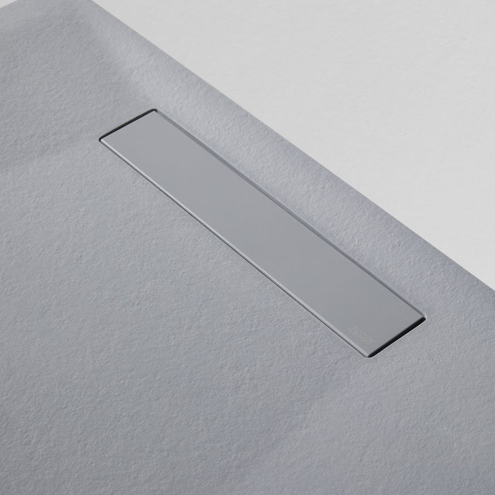 BATHME ZERO PLUS Rectangular Shower Tray Gel Coat Gray Color
