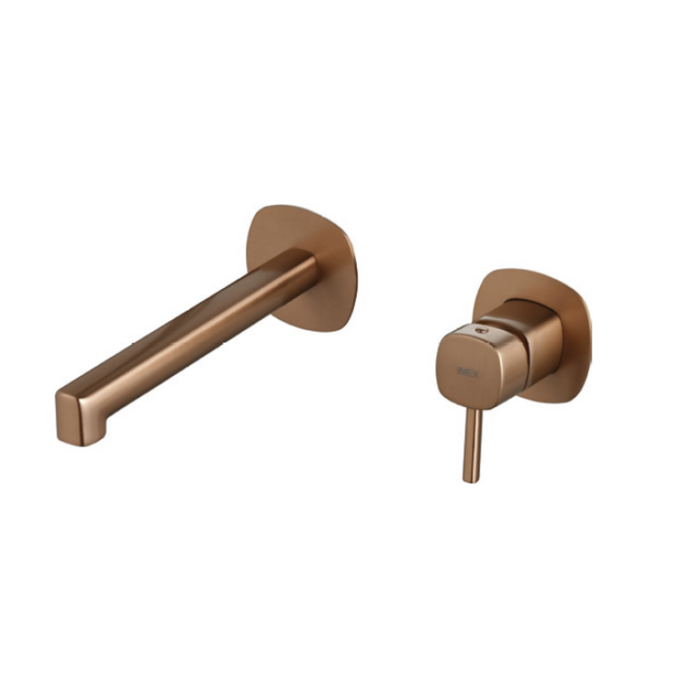 IMEX GLT064/ORC TOSCANA-AREZZO Monomando Lavabo Empotrado Oro Rosa Cepillado