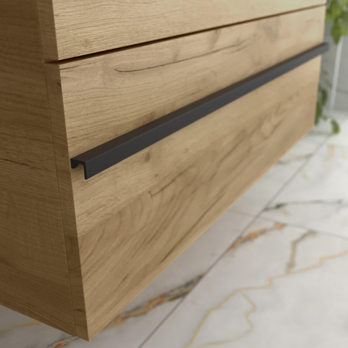 SALGAR 116102 BORN PLUS Mueble de Baño 1 poza Porcelana 120cm Roble