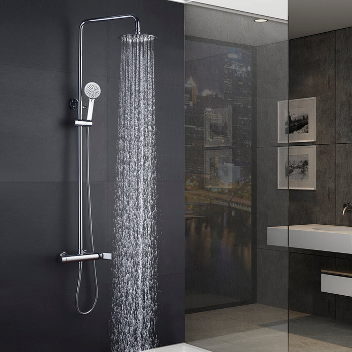 IMEX BDU014 NASSAU Grifo Monomando Conjunto de Ducha Telescópico