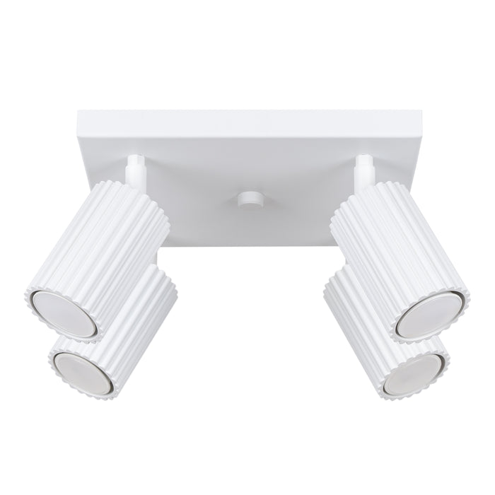 SOLLUX SL.1545 KARBON Lámpara De Techo 4 Blanca