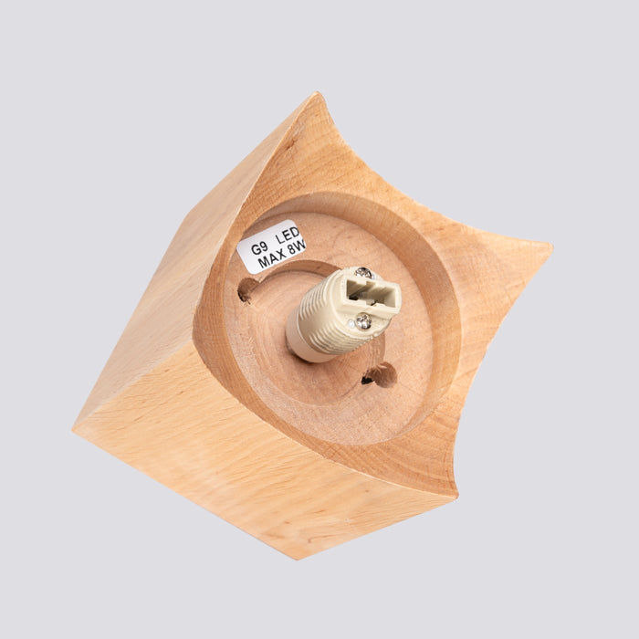 SOLLUX SL.1407 Lámpara de techo SOLIS madera natural madera natural/blanco