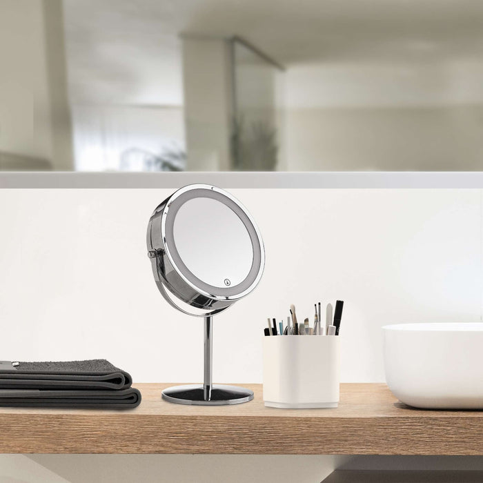 GEDY 21011300000 GEMMA Espejo de Aumento Aumento Cromo