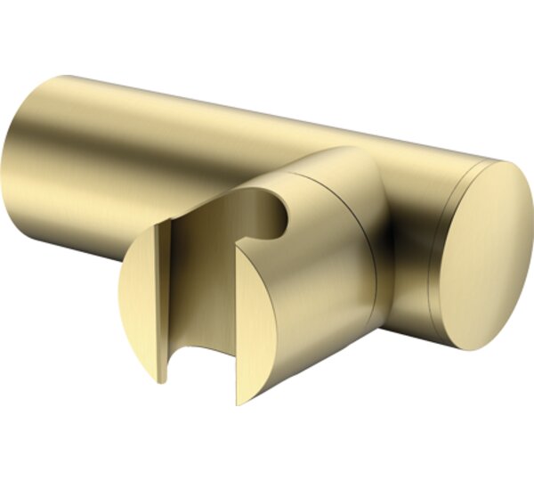 GENEBRE 100153 51 KLOE Soporte Ducha Cilíndrico Oro Cepillado