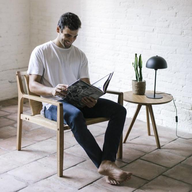 ANDREA HOUSE MU70185 CATALINA Oak Wood Chair