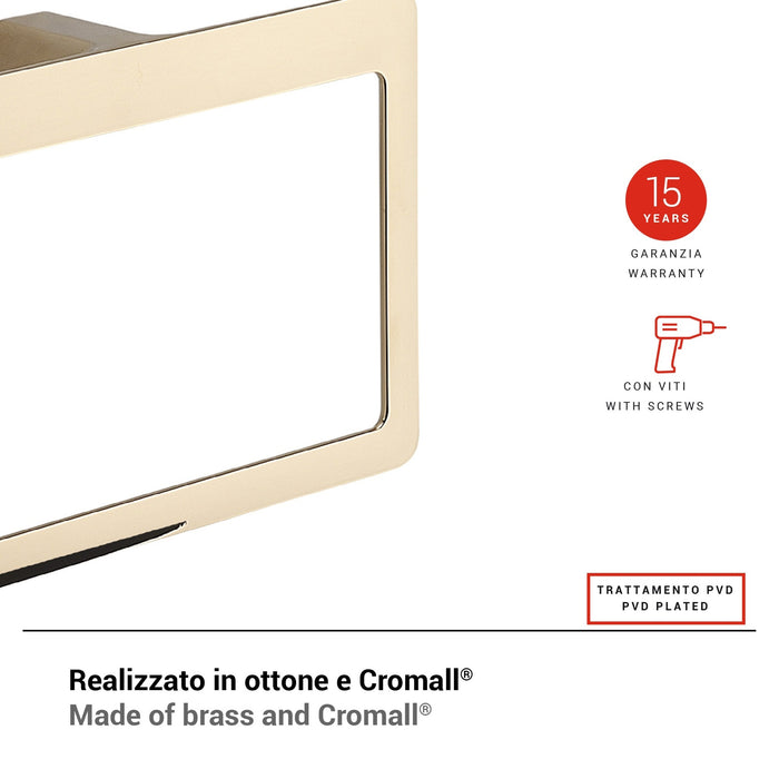 GEDY PI708700000 PIRENEI Toallero Aro Oro