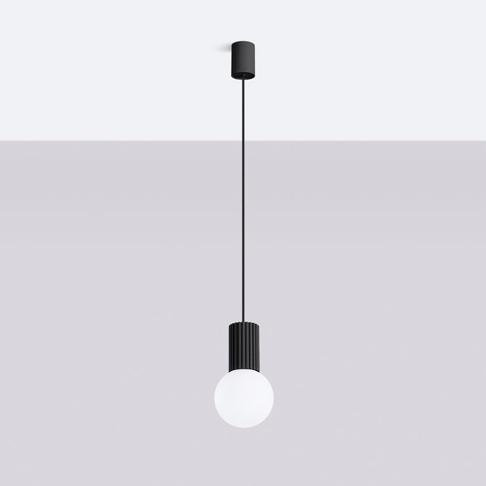 SOLLUX SL.1714 HALO Lámpara Colgante 1 Negro