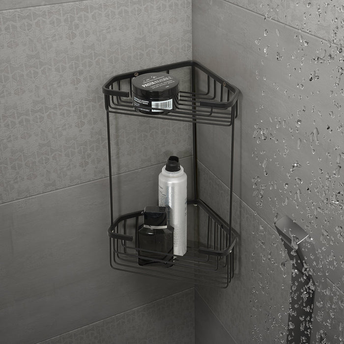 GEDY 24821400900 Angular Storage Unit 2 Shelves