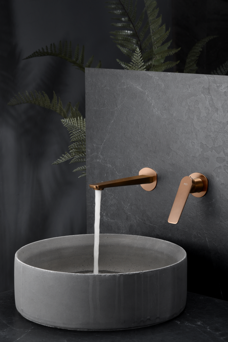 IMEX GLN047/ORC NÁPOLES Monomando Empotrado Lavabo Oro Rosa Cepillado