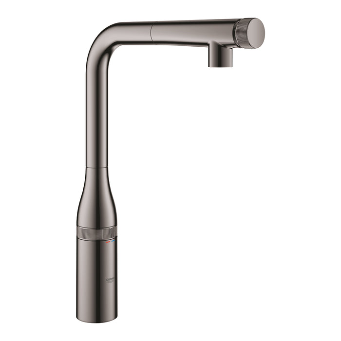 GROHE 31 615 A00 ESSENCE Monomando de fregadero con smartcontrol integrado grafito brillo