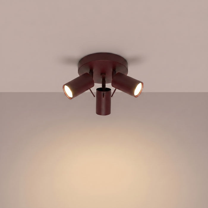 SOLLUX SL.2162 Plafón RING 3P burdeos
