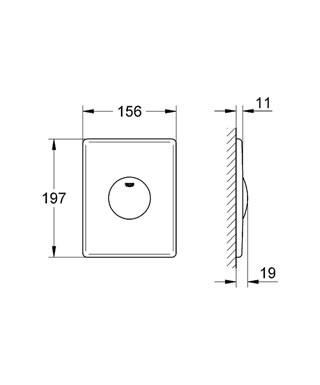 GROHE 37 547 SH0 DAL Escudo SKATE