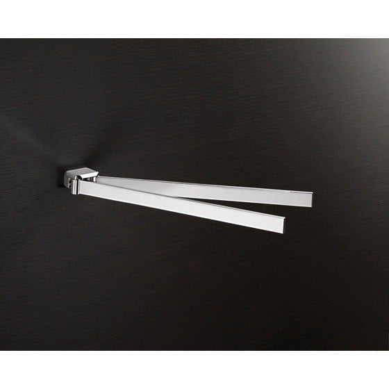 GEDY 54231300200 Toallero 2 Barras Lounge Cromo