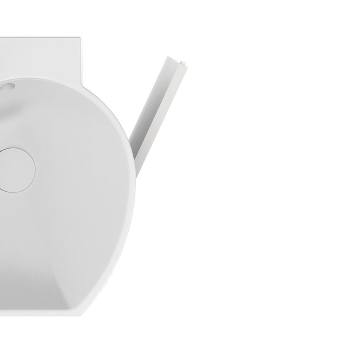 AMIZUVA 127019 MIKA Conjunto Mueble Mini Blanco Brillo