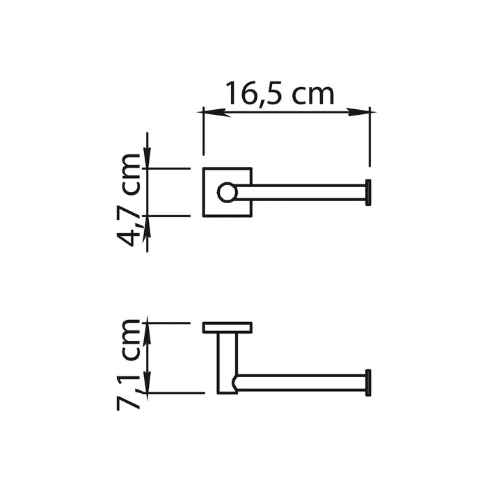 GEDY FJ243800000 FUJI Portarrollo Cepillado
