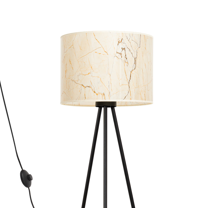 SOLLUX SL.1854 Lámpara de pie NEVIA mármol mármol beige/negro
