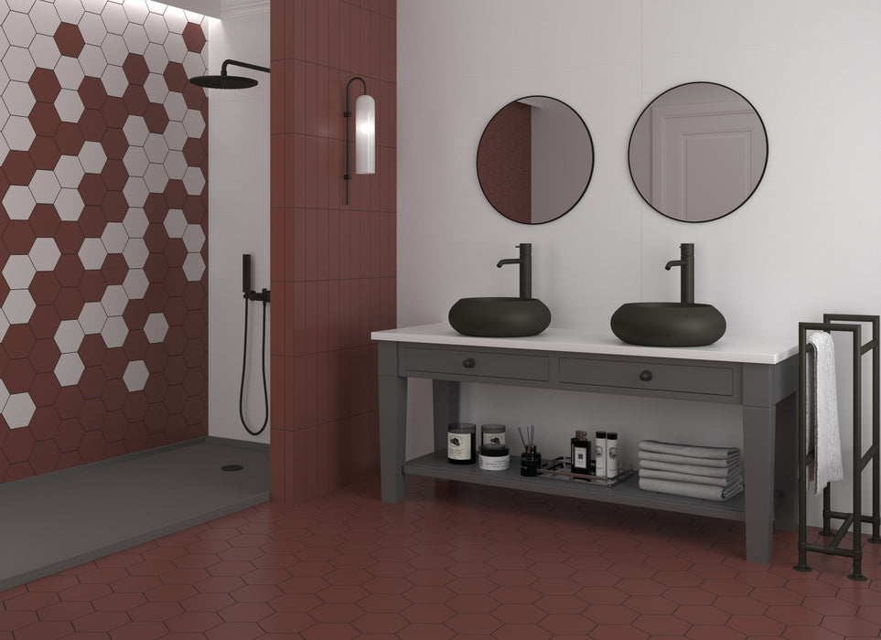 DUNE EXA GARNET 15x17 Porcelánico Hexagonal