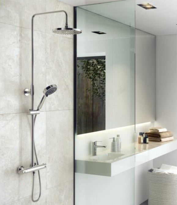 GENEBRE CT67110 18 TAU Columna Termostática Extensible con Equipo de Ducha