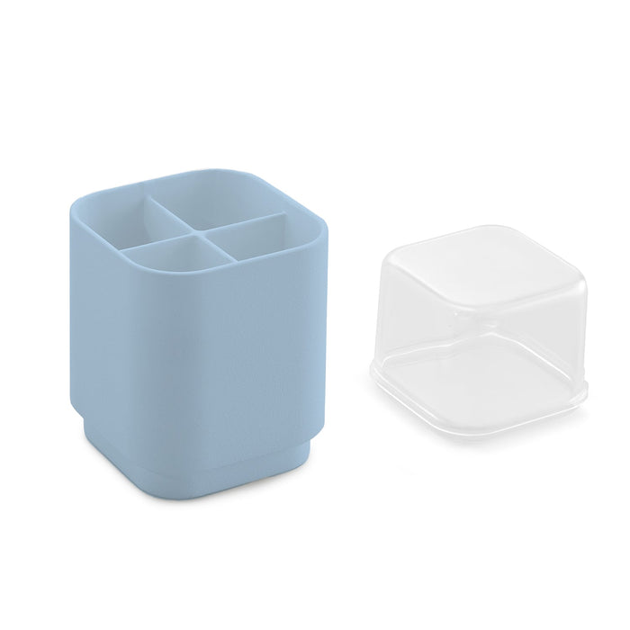 GEDY 63058600300 SEVENTY Porta Cabezales Cepillo de Dientes Celeste