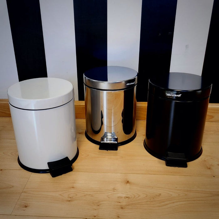 ARCOBAÑ 28PAP5B  Papelera Pedal Blanca 5l