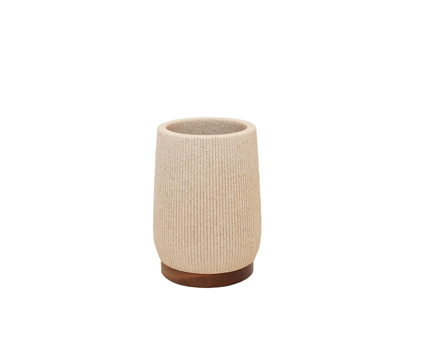 ANDREA HOUSE BA76053 Portacepillos Poliresina Zen
