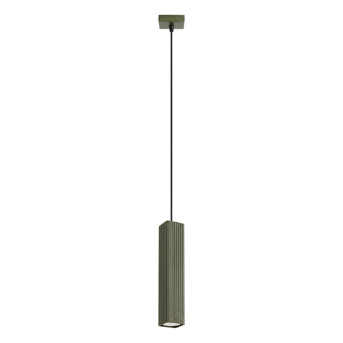 SOLLUX SL.3183 Lámpara Colgante Rayo 1 Verde Oliva