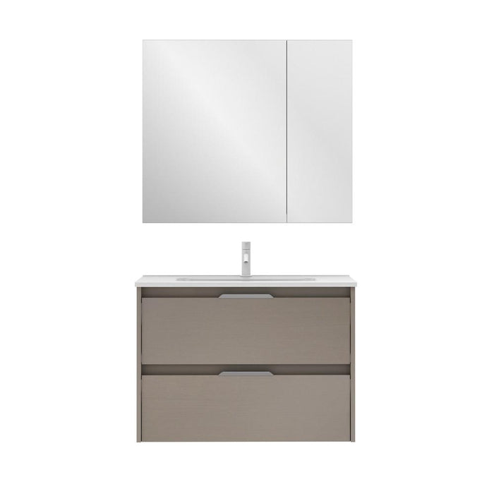 AMIZUVA C0073836 SUKI Conjunto Completo 2 Cajones 80 Fumé Arenado