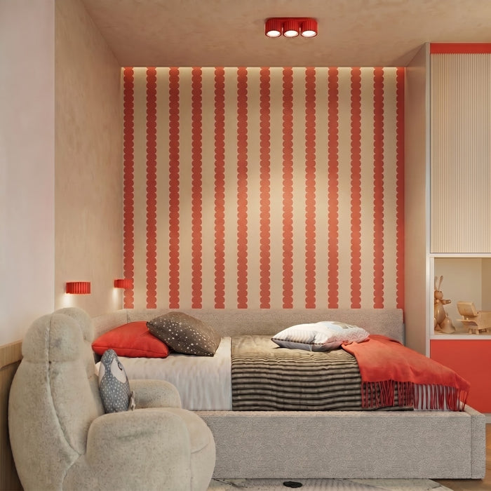 SOLLUX SL.2625 Aplique de pared AURA rojo Gx53