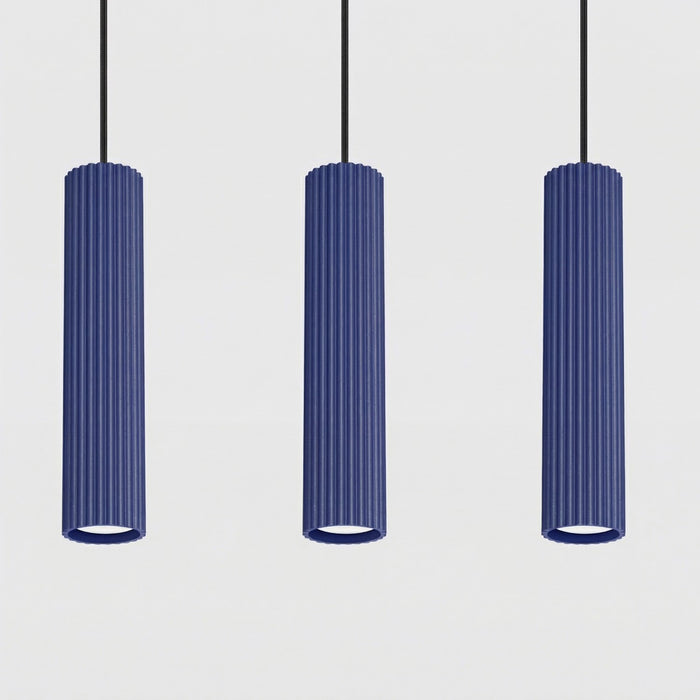SOLLUX SL.2313 Lámpara Colgante Karbon 3L Ultramar