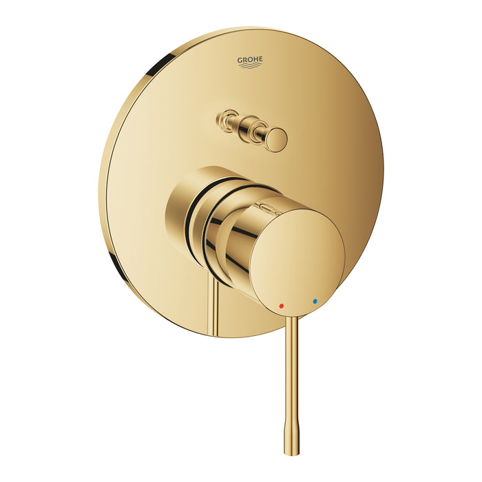 GROHE 24 167 GL1 ESSENCE Single-lever mixer with 2-way diverter bright gold