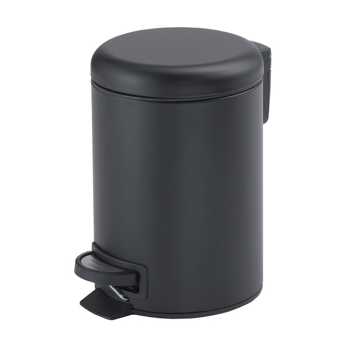 GEDY 33091400000 POTTY Papelera Con Tapa 5L Negro Mate