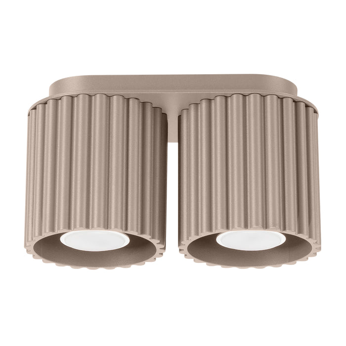 SOLLUX SL.1815 AURA Lámpara De Techo 2 Taupe Gu10