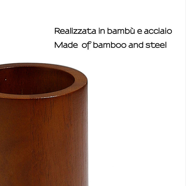 GEDY ER983000300 ERICA Portacepillos Nogal