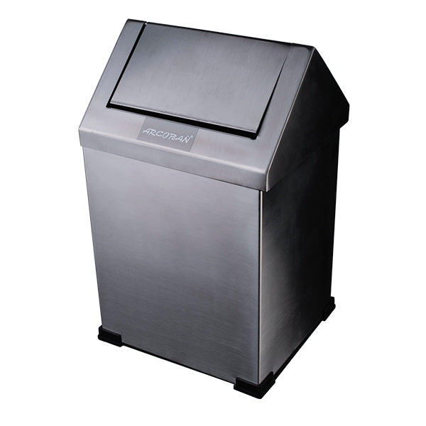 ARCOBAÑ 28PAC7C  Papelera Cuadrada Cromo 7l