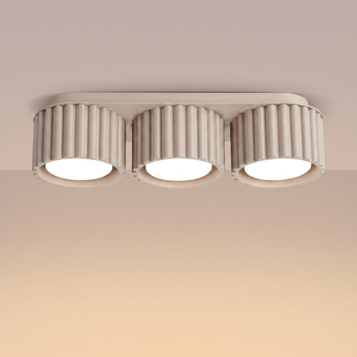 SOLLUX SL.2635 Plafón AURA 3 topo Gx53