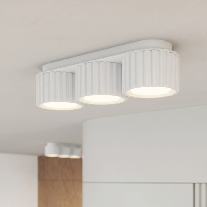 SOLLUX SL.2628 Plafón AURA 3 blanco Gx53