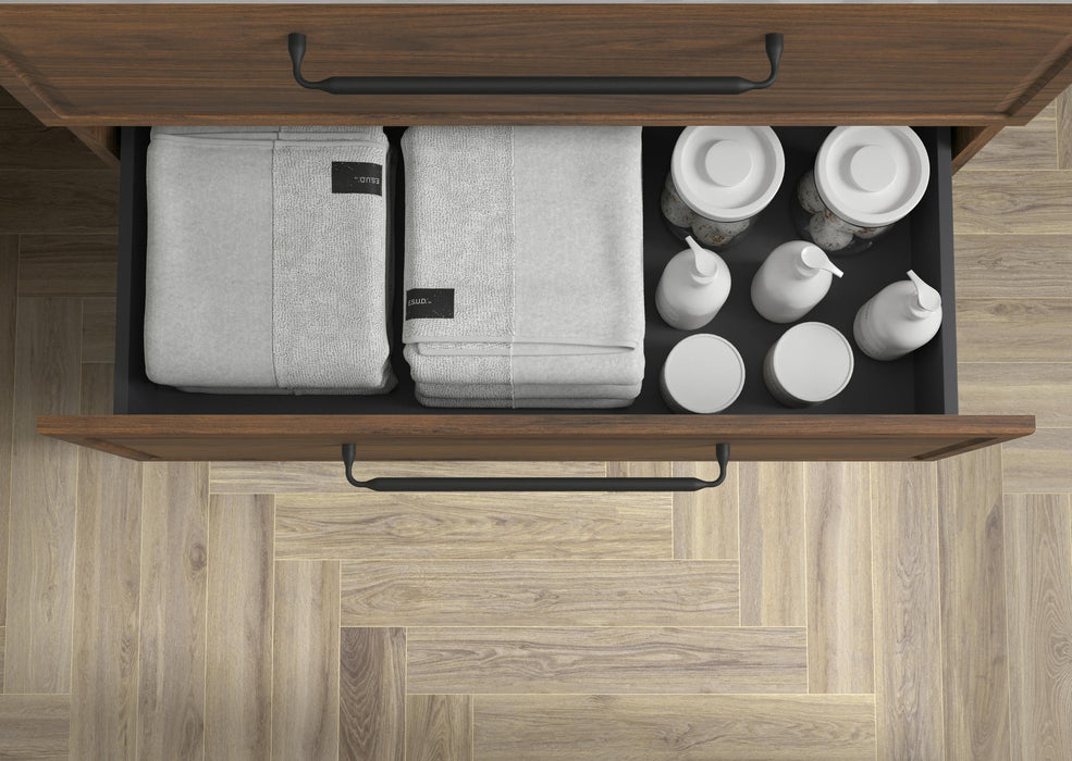 SALGAR 121838 RUNA Mueble+Lavabo LISBOA 120cm Nogal