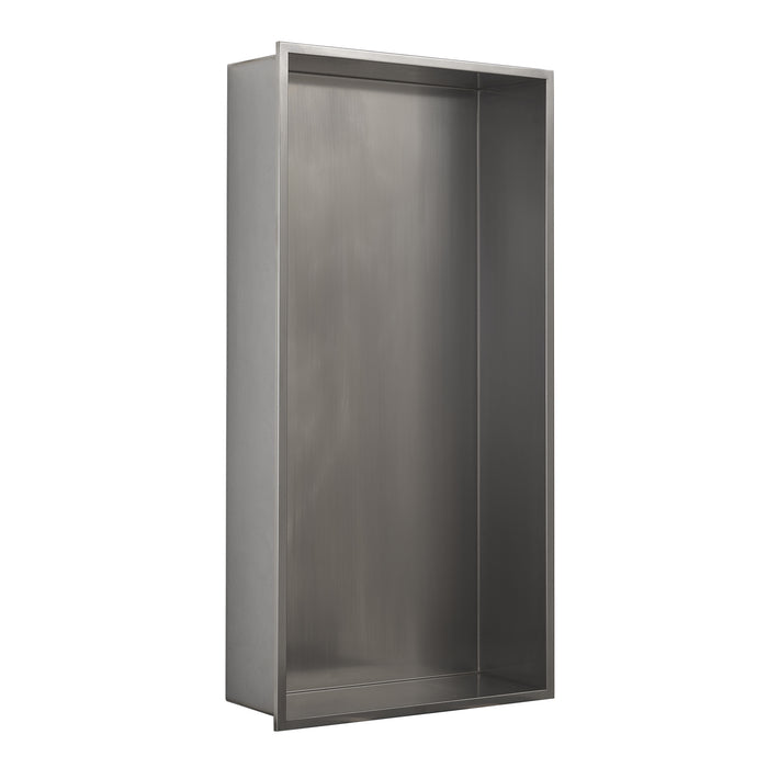 GEDY 24923800000 GUEST Hornacina 60 cm empotrada pared-ducha rectangular cepillado