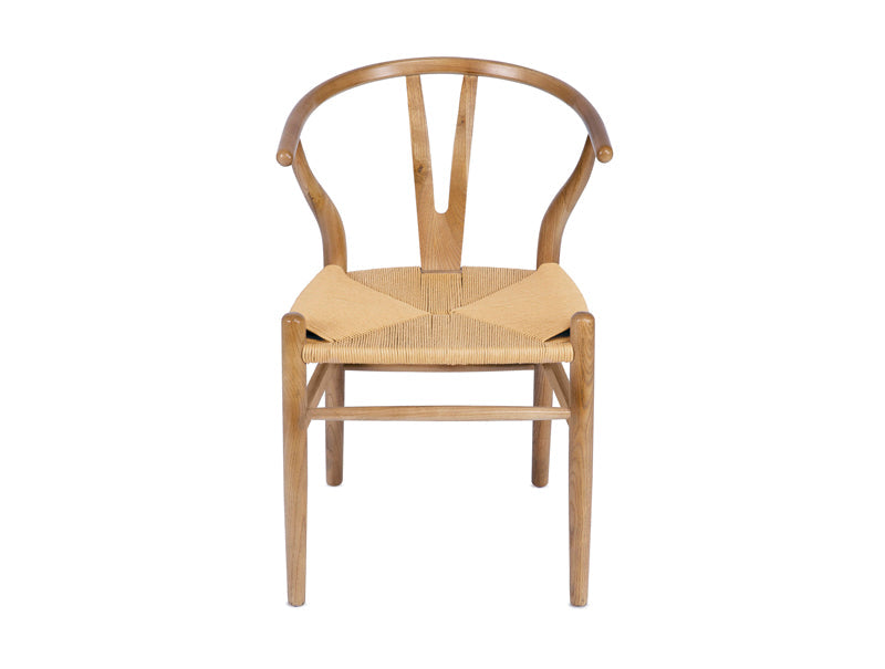 ANDREA HOUSE MU70002 SALMA Elm Wood and Paper Cord Chair