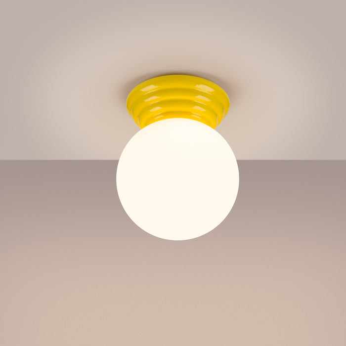 SOLLUX SL.1898 Lámpara de techo ZORI amarillo IP44 amarillo