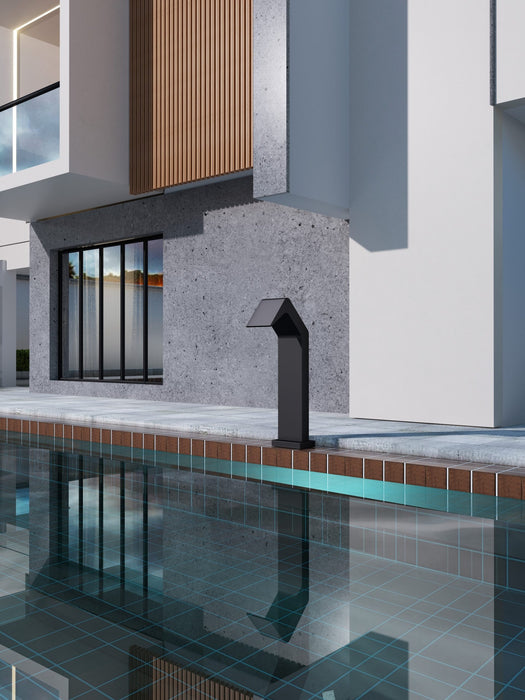 POOLIMEX CPN002/ANG NIÁGARA Rociador Cascada De Piscina 15Cm Acero S.316 Negro Mate