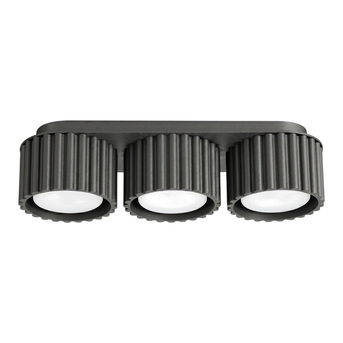 SOLLUX SL.2629 Plafón AURA 3 negro Gx53