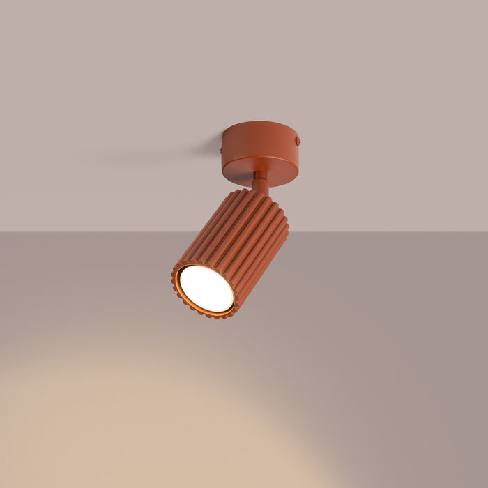 SOLLUX SL.1916 Plafón KARBON 1 ocre rojo