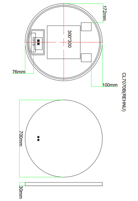 AQUORE RENHU Espejo Led