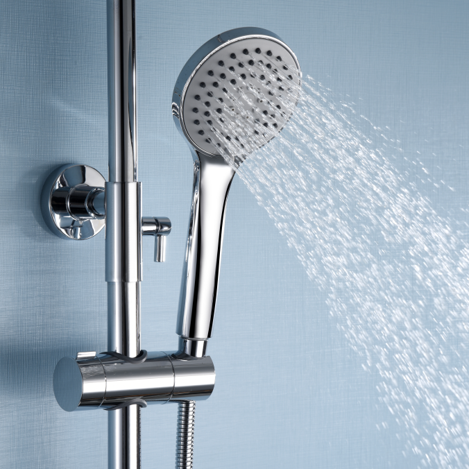 IMEX BTK017-ECO ECO-KENT Grifo Termostático Ducha con Equipo Cromo