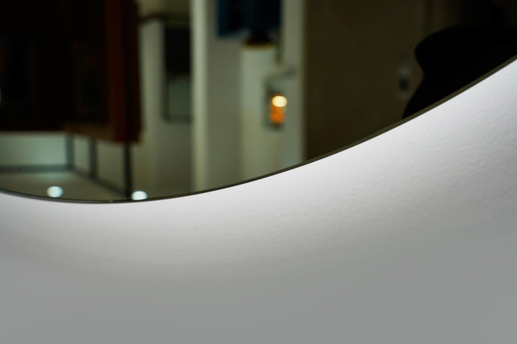 LEDIMEX LISB002/70 LISBOA Round Backlit LED Mirror Chrome 70 cm